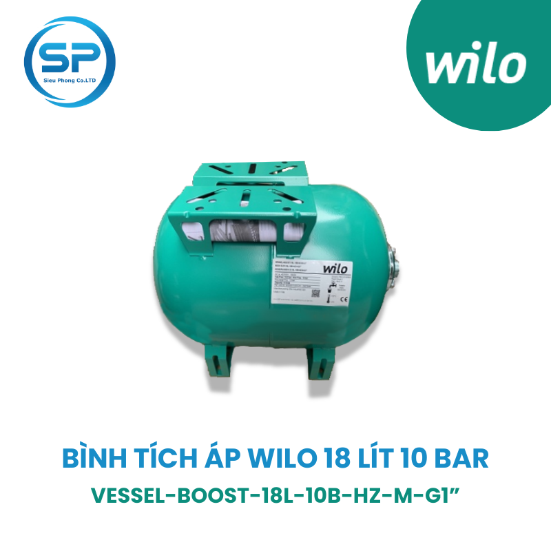Bình tích áp Wilo 18 Lít 10 Bar Bình tích áp Wilo 18 Lít 10 Bar