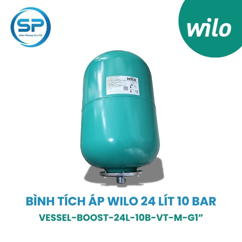 Bình tích áp Wilo 24 Lít 10 Bar Bình tích áp Wilo 24 Lít 10 Bar