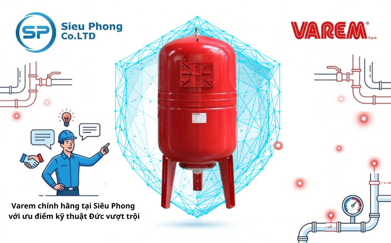 Tại sao bình giãn nở Varem là lựa chọn sống còn cho kỹ thuật viên mới vào nghề để thăng tiến sự nghiệp và tài chính?